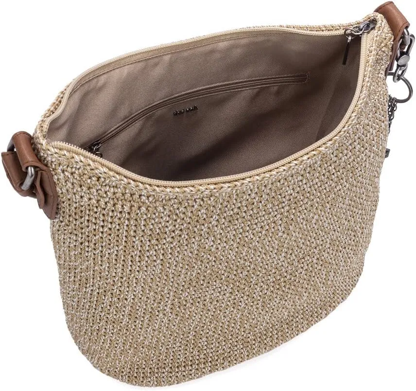 The Sak Sequoia Hobo Bag - Hand Crochet Large Women's Purse for Everyday & Travel - Durable Handbag & Tote With Zipper Pocket