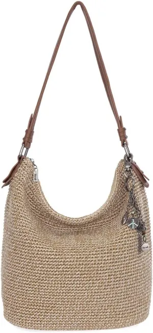 The Sak Sequoia Hobo Bag - Hand Crochet Large Women's Purse for Everyday & Travel - Durable Handbag & Tote With Zipper Pocket