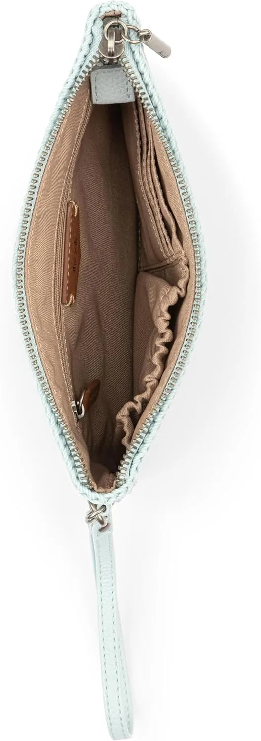 The Sak Vita Wristlet Purse - Small Hand Crochet Women's Clutch for Everyday & Travel - Mini Handbag With Card Slots & Zipper