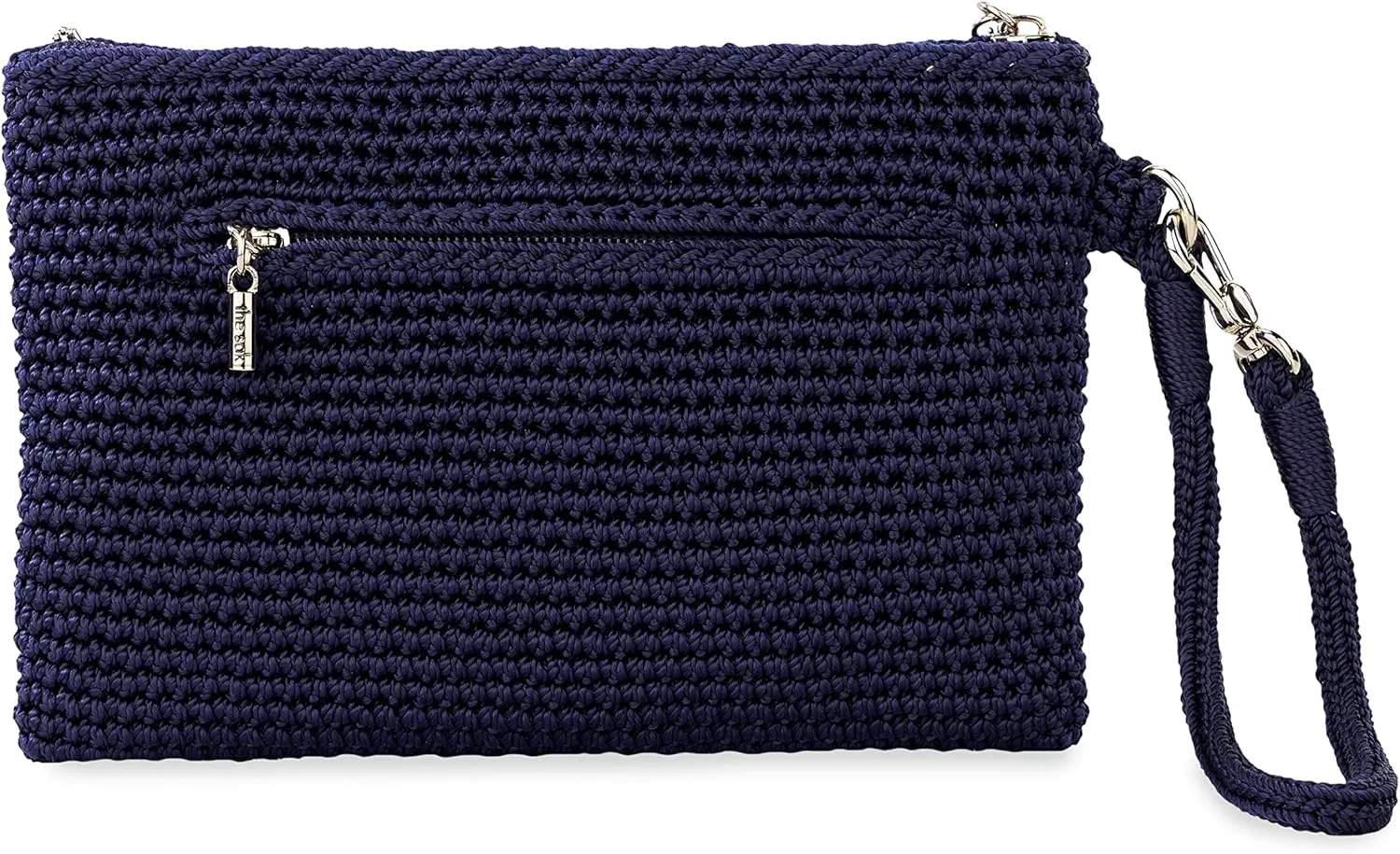 The Sak Vita Wristlet Purse - Small Hand Crochet Women's Clutch for Everyday & Travel - Mini Handbag With Card Slots & Zipper