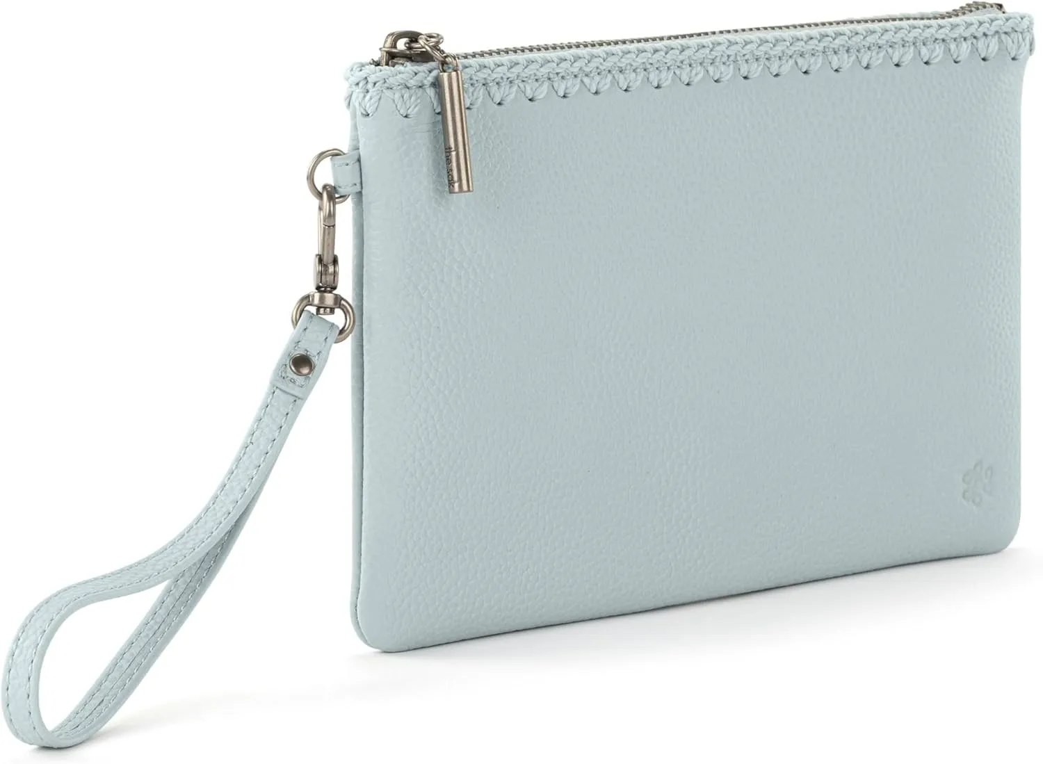 The Sak Vita Wristlet Purse - Small Hand Crochet Women's Clutch for Everyday & Travel - Mini Handbag With Card Slots & Zipper