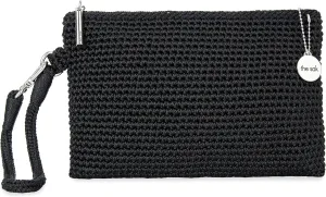 The Sak Vita Wristlet Purse - Small Hand Crochet Women's Clutch for Everyday & Travel - Mini Handbag With Card Slots & Zipper