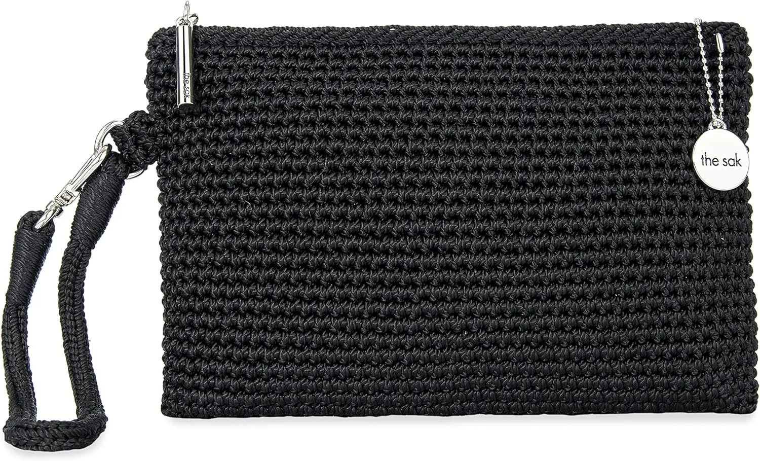 The Sak Vita Wristlet Purse - Small Hand Crochet Women's Clutch for Everyday & Travel - Mini Handbag With Card Slots & Zipper