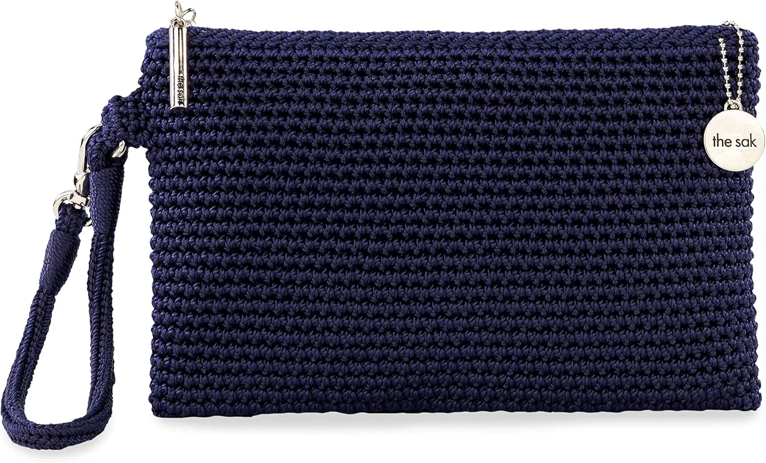 The Sak Vita Wristlet Purse - Small Hand Crochet Women's Clutch for Everyday & Travel - Mini Handbag With Card Slots & Zipper