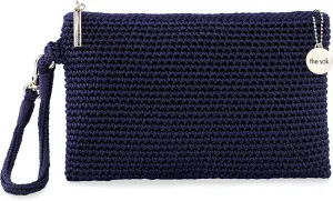 The Sak Vita Wristlet Purse - Small Hand Crochet Women's Clutch for Everyday & Travel - Mini Handbag With Card Slots & Zipper