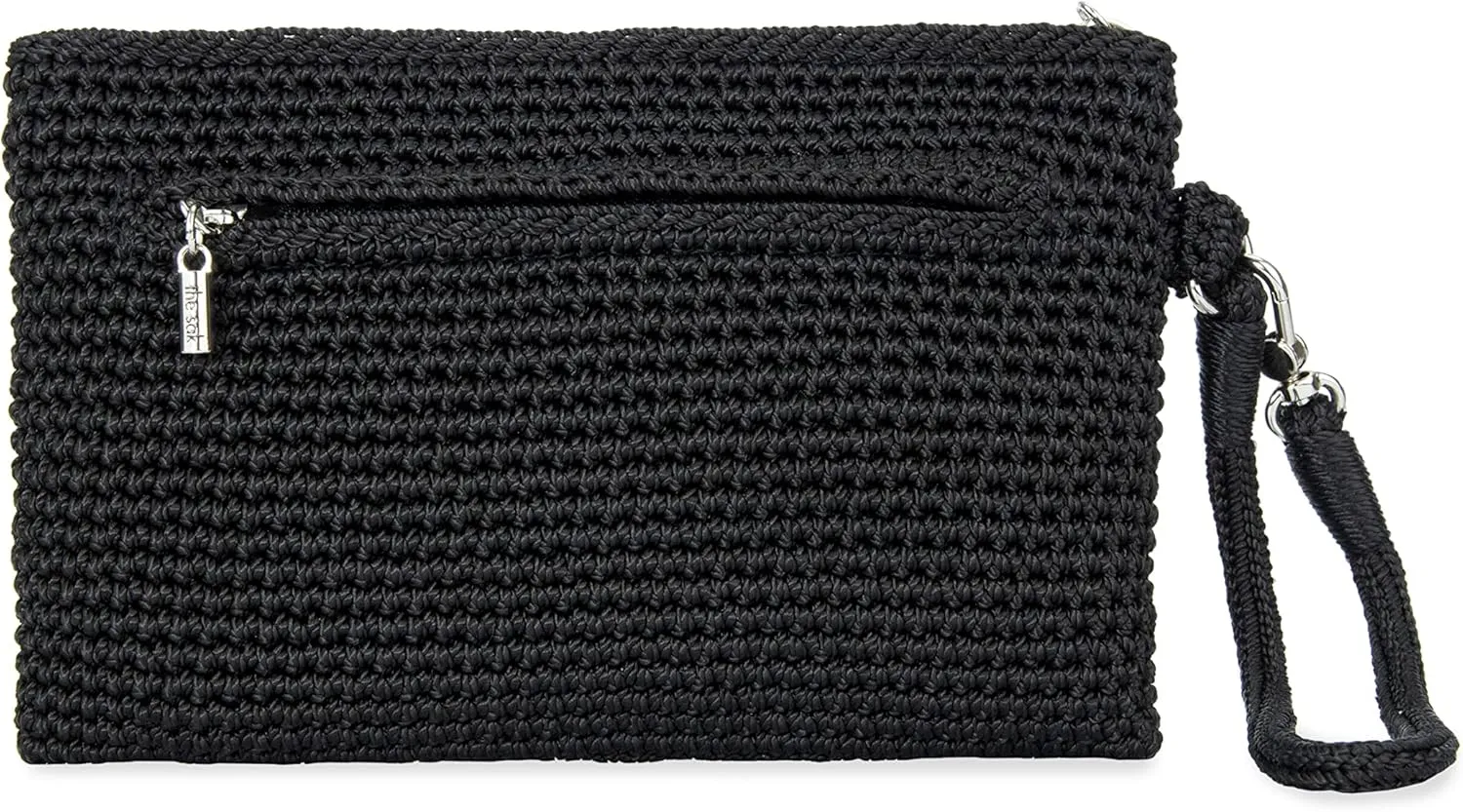 The Sak Vita Wristlet Purse - Small Hand Crochet Women's Clutch for Everyday & Travel - Mini Handbag With Card Slots & Zipper