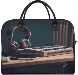 The Tote Bag Fashion Travel Bags Portable Recorder with Headphones Printing Handbags For Travel, Work