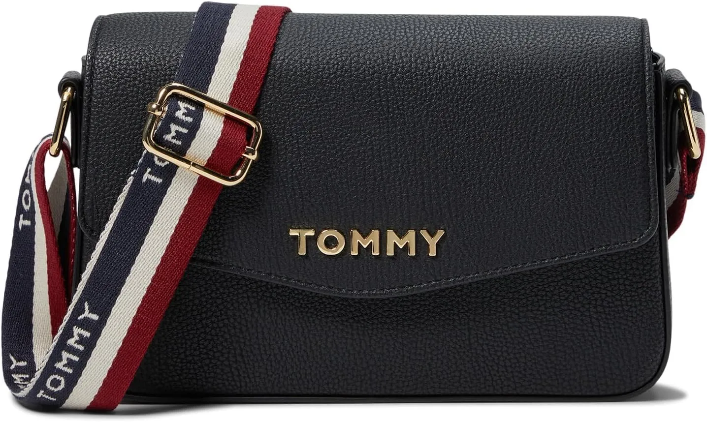 Tommy Hilfiger Reese II Flap Envelope Crossbody Pebble PVC