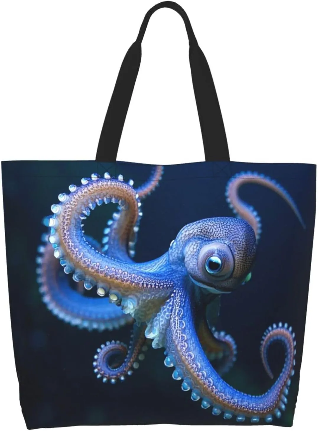 Tote Bag for Women Camouflage Deer Grocery Bag Foldable Shopping Bags Reusable Large Tote Bag