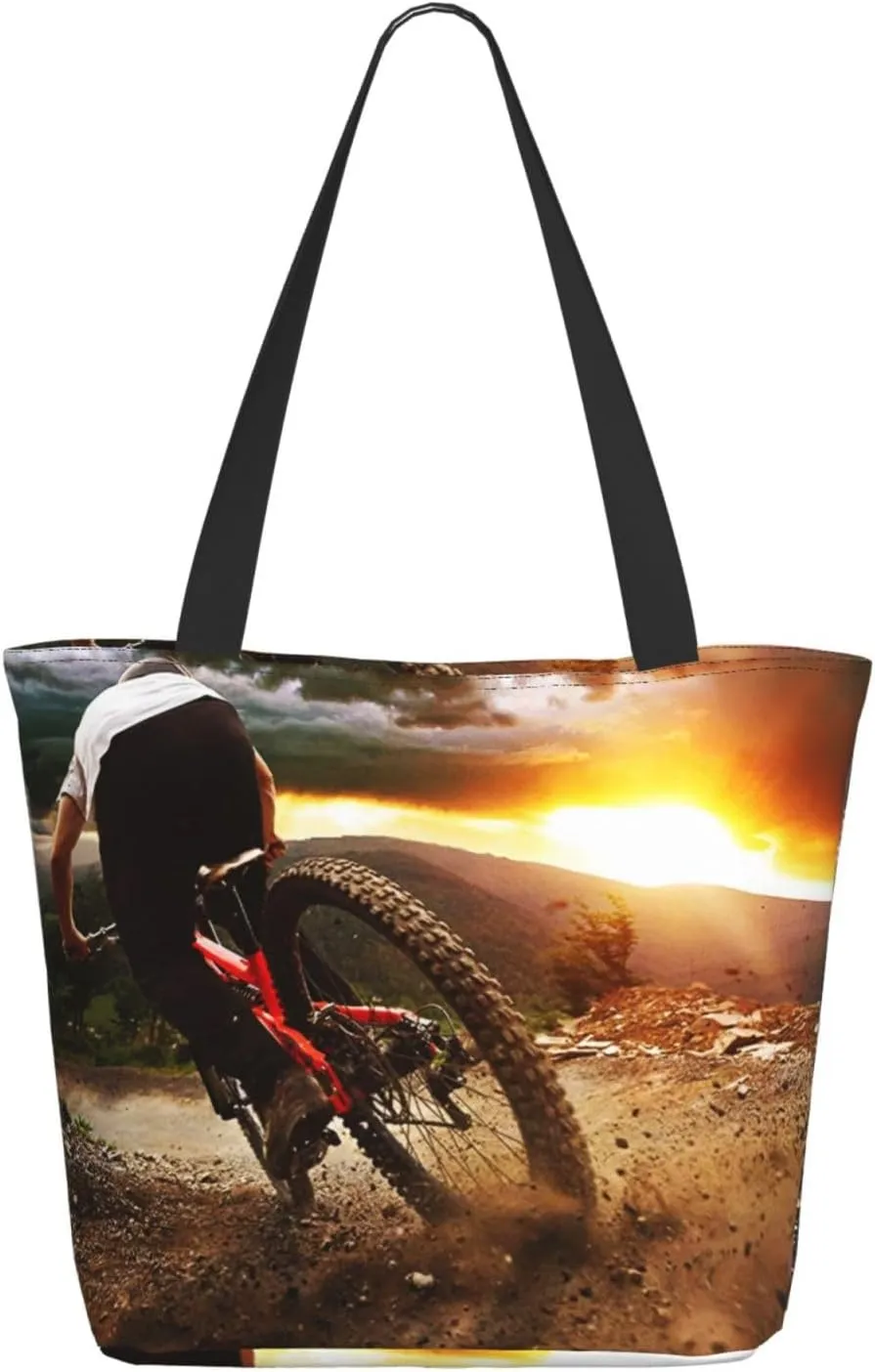 Tote Bag for Women, Clear Blue Ocean View Tote Bag, Travel Tote Handbags for Gym