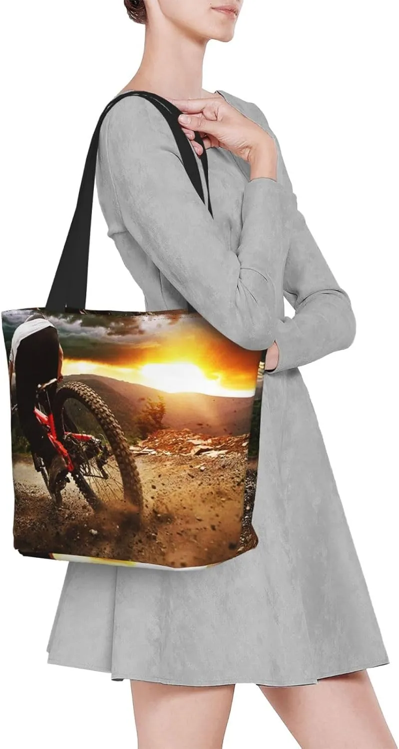 Tote Bag for Women, Clear Blue Ocean View Tote Bag, Travel Tote Handbags for Gym