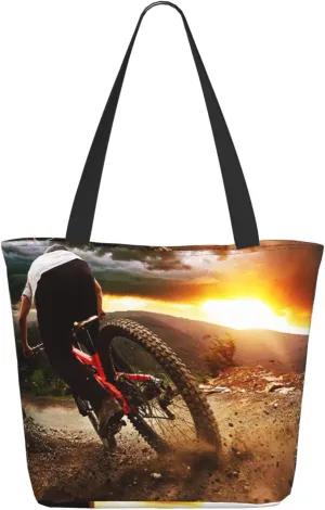 Tote Bag for Women, Clear Blue Ocean View Tote Bag, Travel Tote Handbags for Gym
