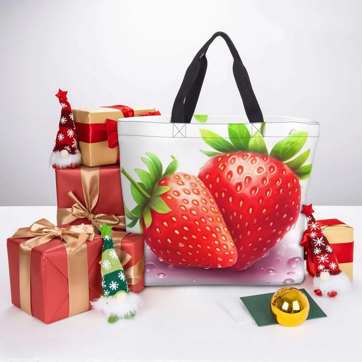 Tote Bag for Women Cute Turquoise Shoulder Bag with Zipper Handbag Large Capacity Reusable Grocery Bag