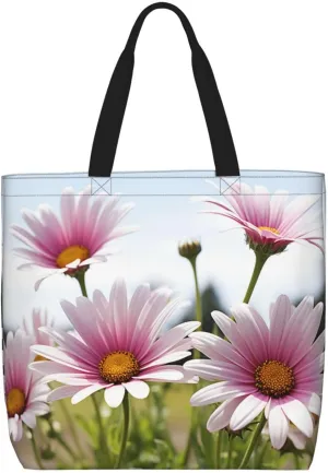 Tote Bag for Women Dolphin at dusk Shoulder Bag with Zipper Handbag Large Capacity Reusable Grocery Bag