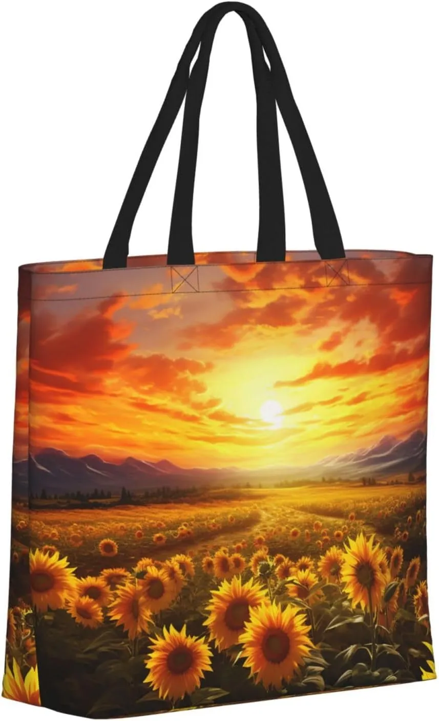 Tote Bag for Women Eagle Flag Shoulder Bag with Zipper Handbag Large Capacity Reusable Grocery Bag