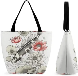 Tote Bag for Women Grocery Bag Exotic Patterns Foldable Shopping Bags Reusable Large Tote Bag