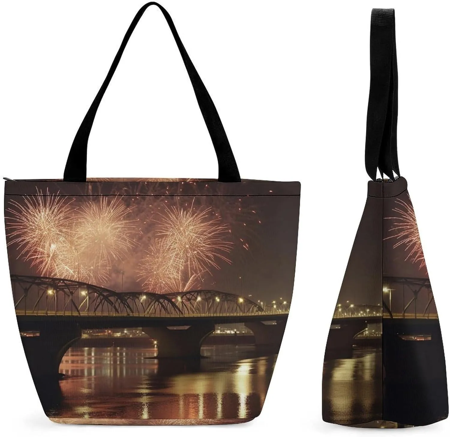 Tote Bag for Women Grocery Bag Exotic Patterns Foldable Shopping Bags Reusable Large Tote Bag