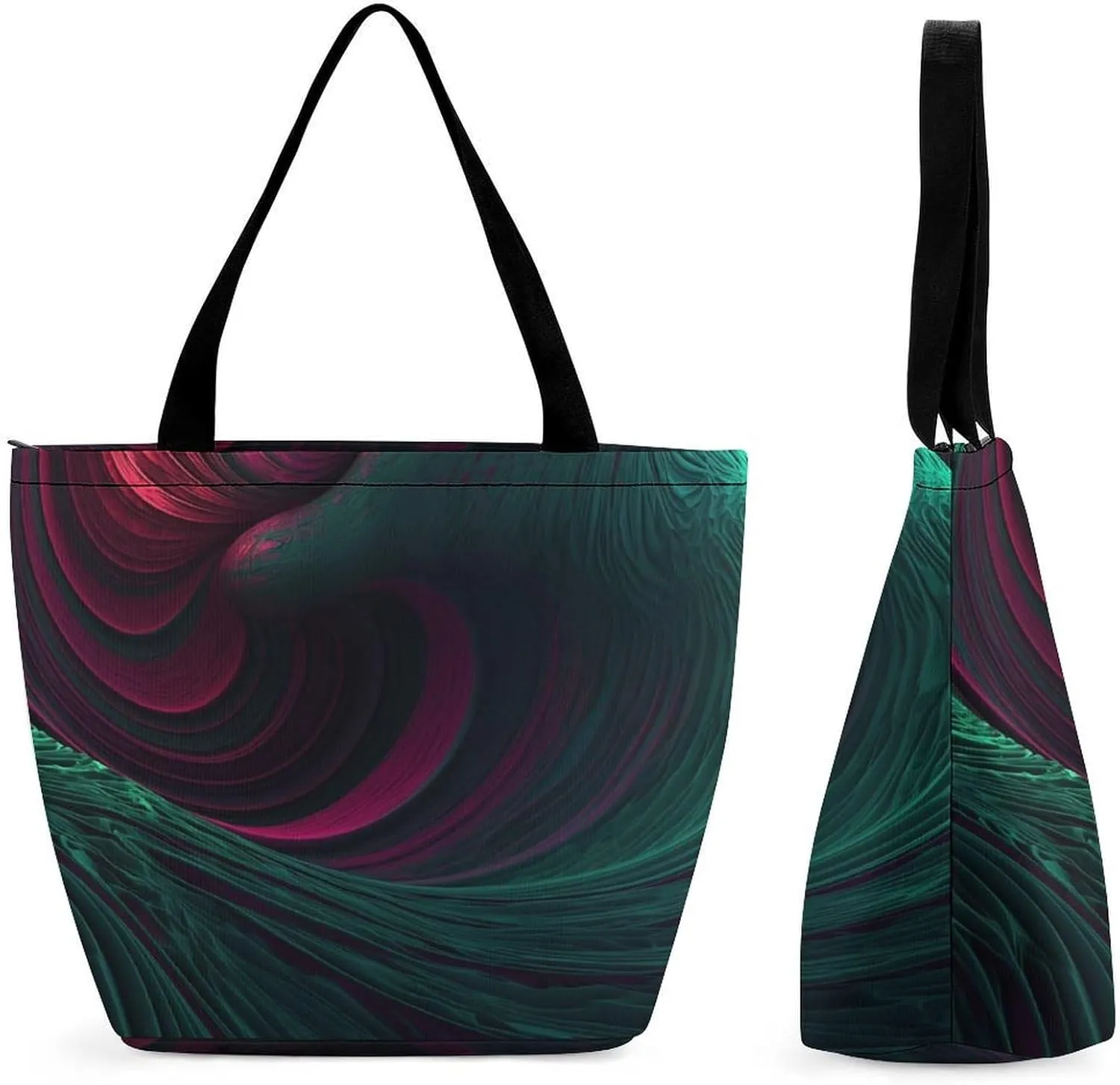 Tote Bag for Women Grocery Bag Exotic Patterns Foldable Shopping Bags Reusable Large Tote Bag