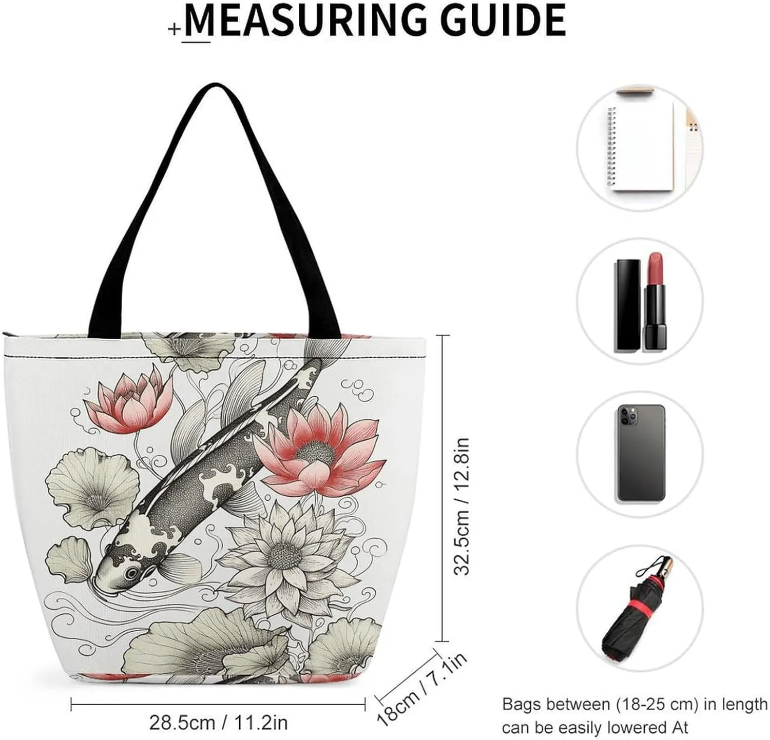 Tote Bag for Women Grocery Bag Exotic Patterns Foldable Shopping Bags Reusable Large Tote Bag