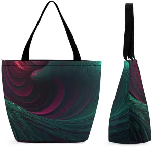 Tote Bag for Women Grocery Bag Exotic Patterns Foldable Shopping Bags Reusable Large Tote Bag