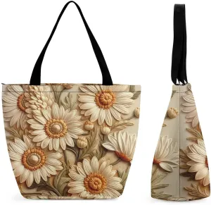 Tote Bag for Women Grocery Bag Recorder with Headphones Foldable Shopping Bags Reusable Large Tote Bag