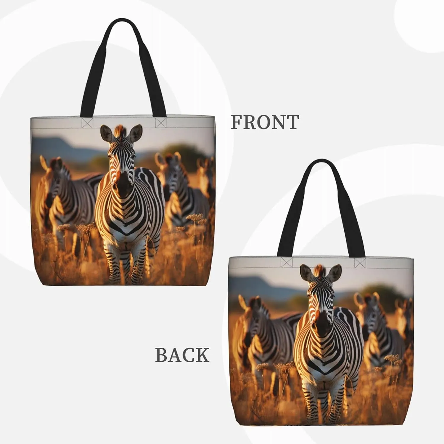 Tote Bag for Women Grocery Bag Reusable Shopping Bag Antarctic Peninsula Handbag Foldable Shoulder Bag
