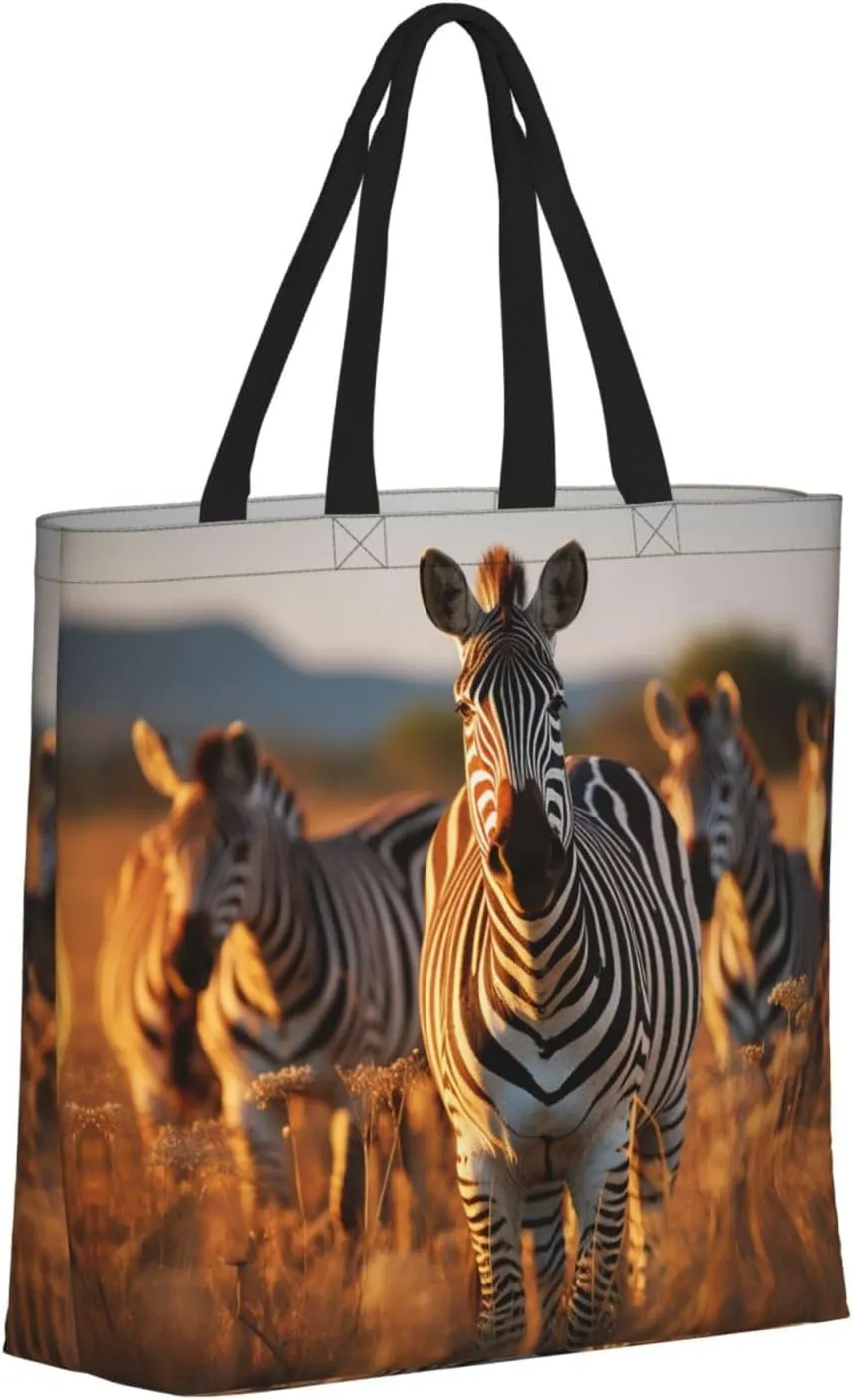 Tote Bag for Women Grocery Bag Reusable Shopping Bag Antarctic Peninsula Handbag Foldable Shoulder Bag
