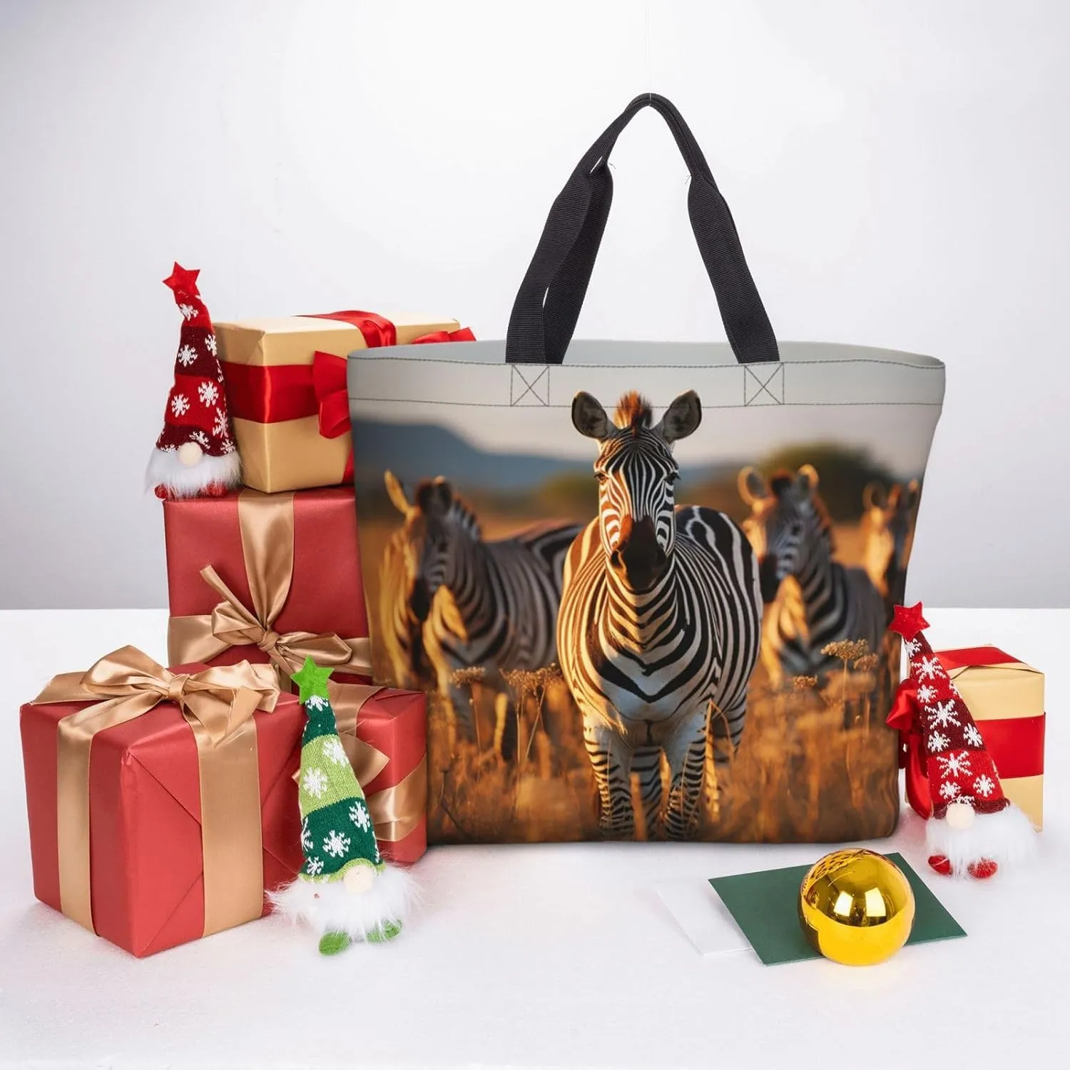 Tote Bag for Women Grocery Bag Reusable Shopping Bag Antarctic Peninsula Handbag Foldable Shoulder Bag