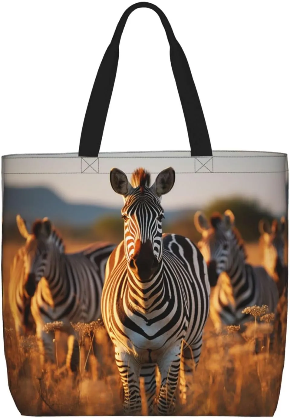 Tote Bag for Women Grocery Bag Reusable Shopping Bag Antarctic Peninsula Handbag Foldable Shoulder Bag