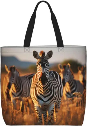 Tote Bag for Women Grocery Bag Reusable Shopping Bag Antarctic Peninsula Handbag Foldable Shoulder Bag