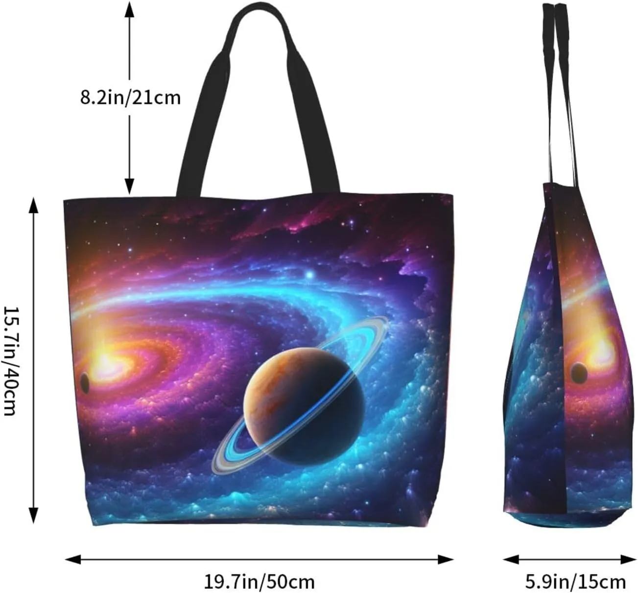 Tote Bag for Women Grocery Bag Reusable Shopping Bag Cute Sunflower and Butterfly Handbag Foldable Shoulder Bag
