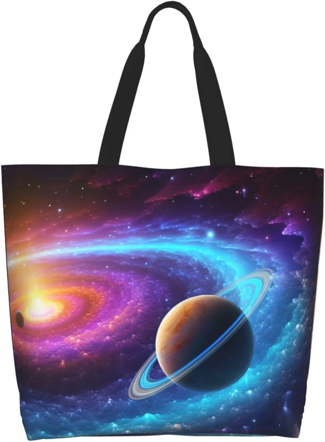 Tote Bag for Women Grocery Bag Reusable Shopping Bag Cute Sunflower and Butterfly Handbag Foldable Shoulder Bag