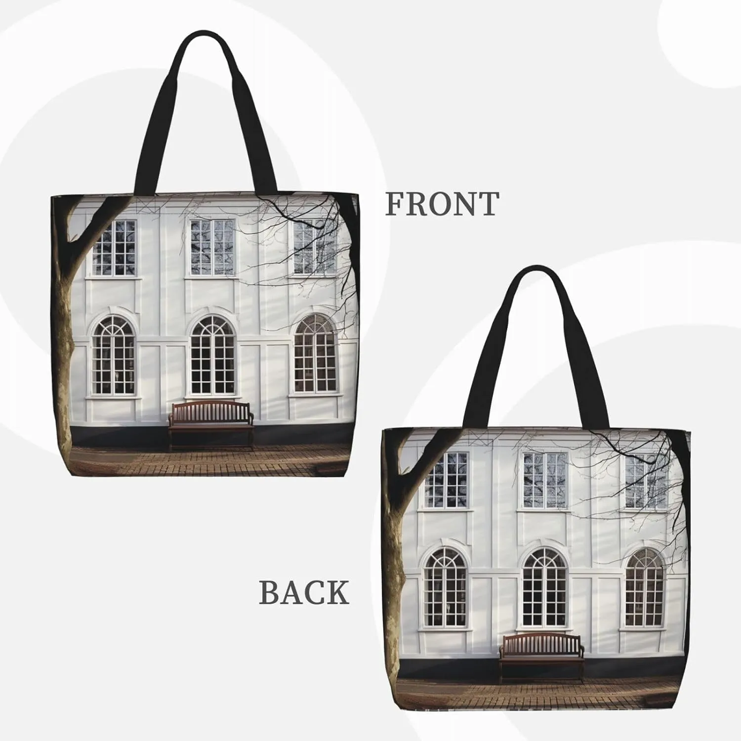 Tote Bag for Women Landscape of Monument Valley Shoulder Bag with Zipper Handbag Large Capacity Reusable Grocery Bag