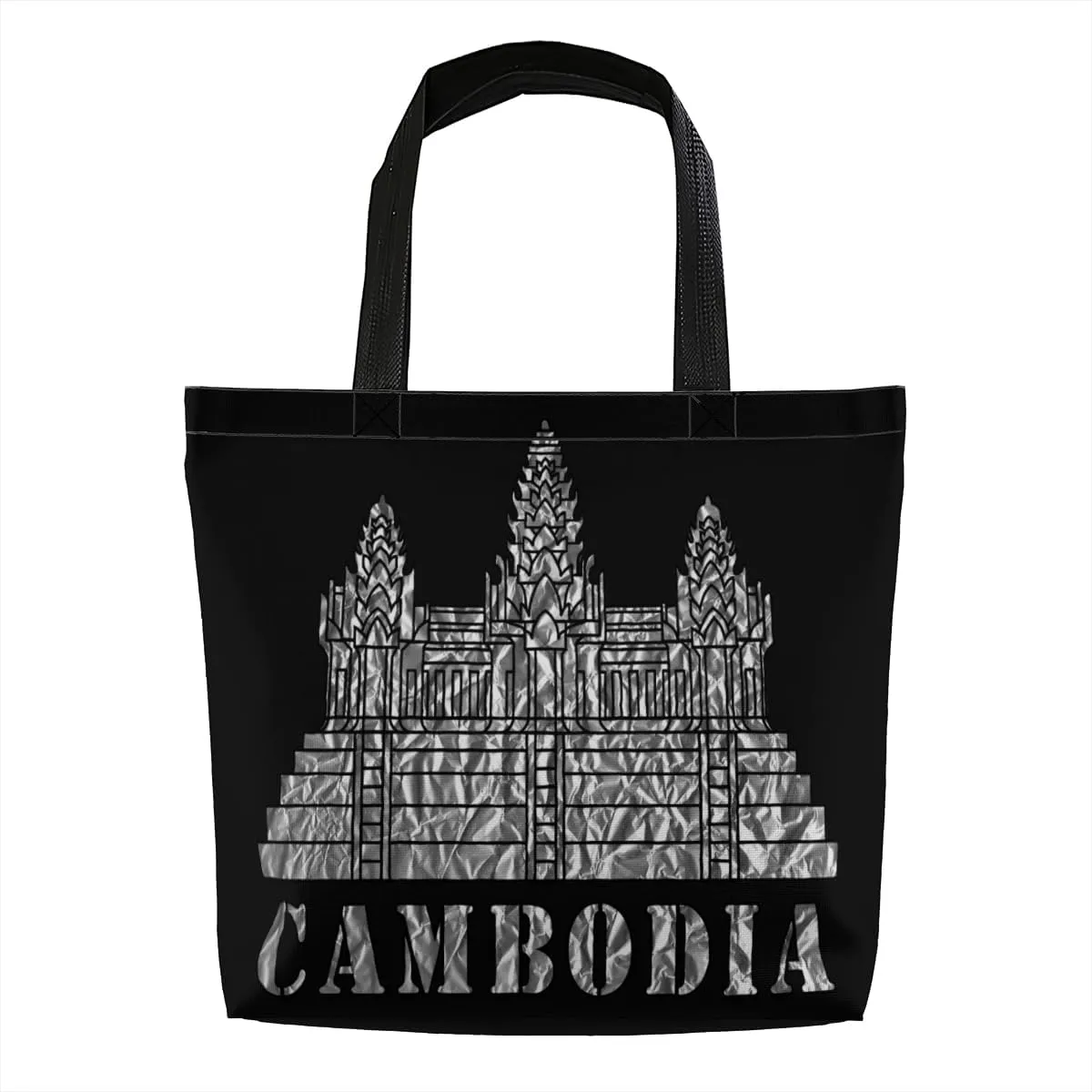 Tote Bag for Women Men Large Reusable Beach Shoulder Bags With Zipper for Gym Shopping Travel Gifts Yoga