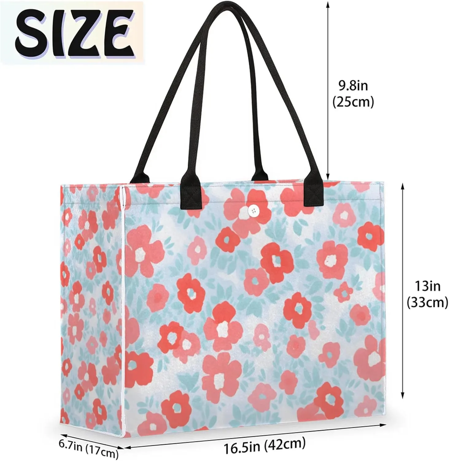 Tote Bag for Women Reusable Canvas Shoulder Bag