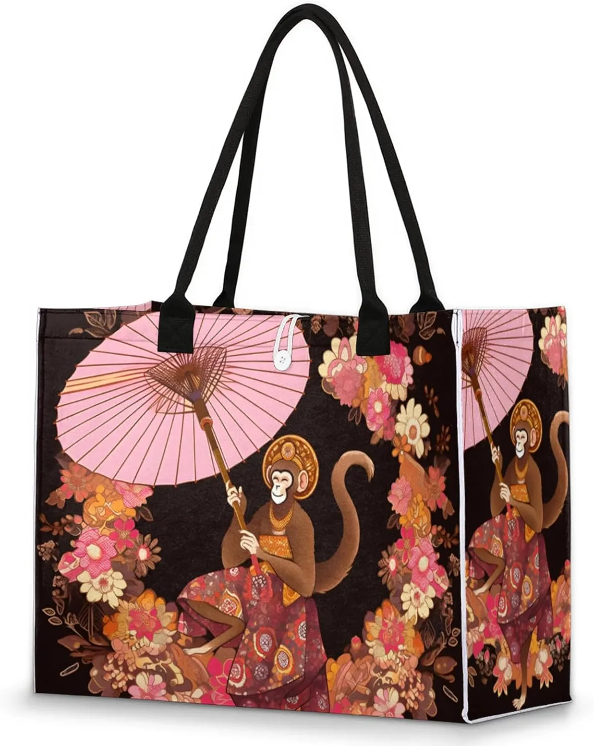 Tote Bag for Women Reusable Canvas Shoulder Bag