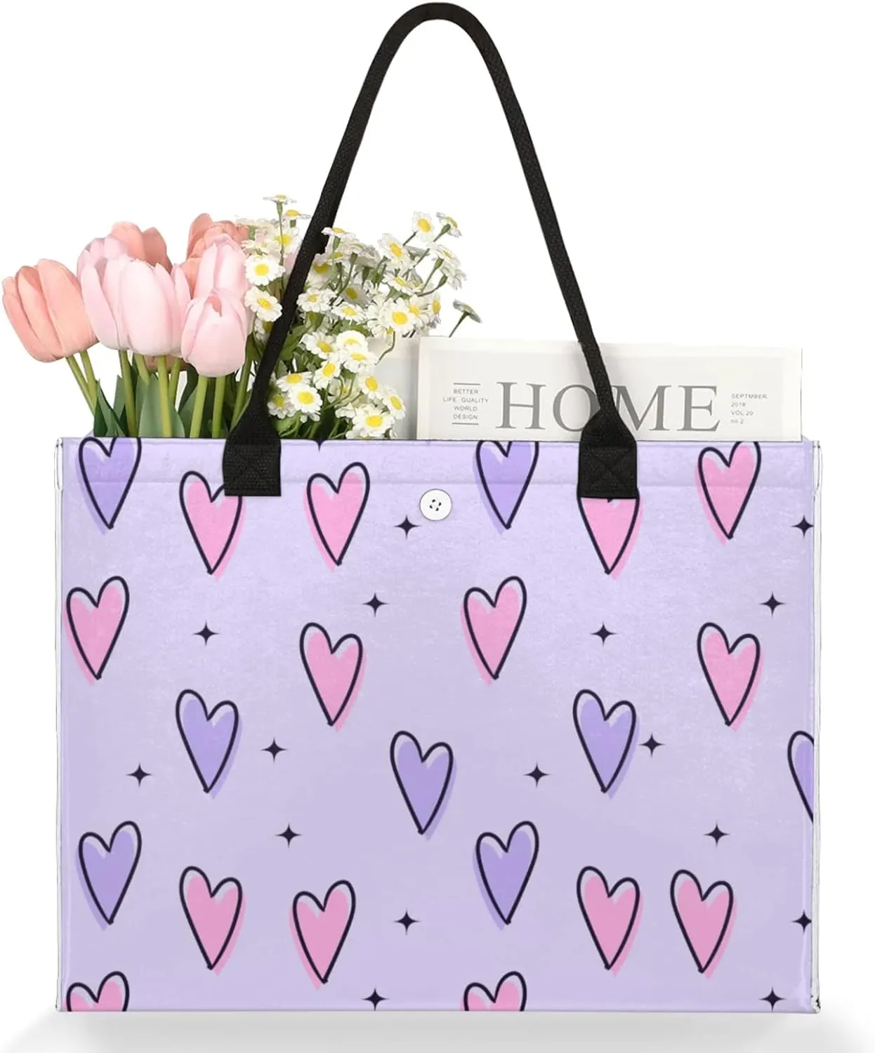 Tote Bag for Women Reusable Canvas Shoulder Bag