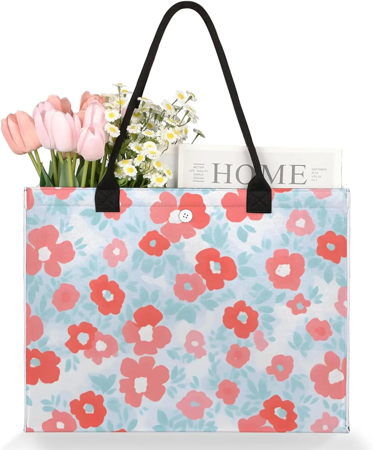 Tote Bag for Women Reusable Canvas Shoulder Bag