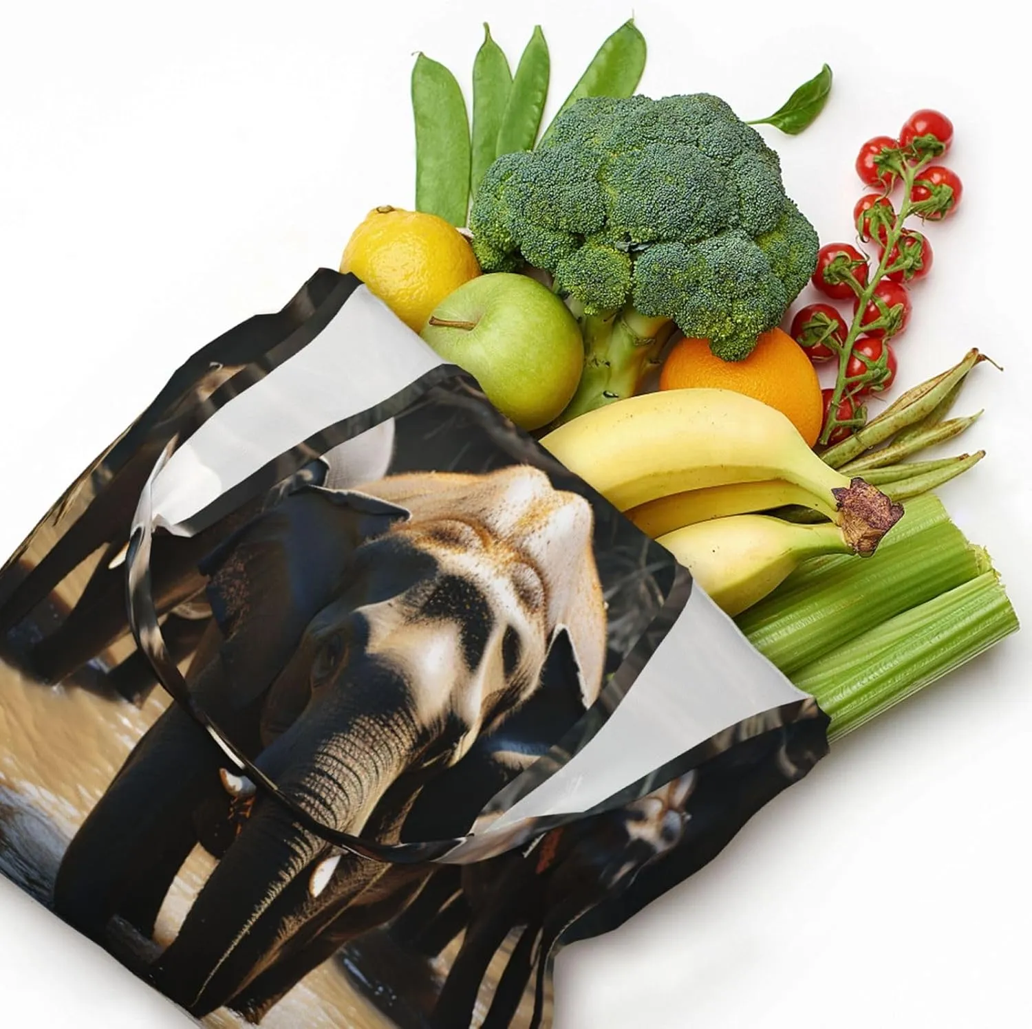 Tote Bag for Women Reusable Grocery Bag Canvas Shopping Bag Math question Handbag Foldable Shoulder Bag