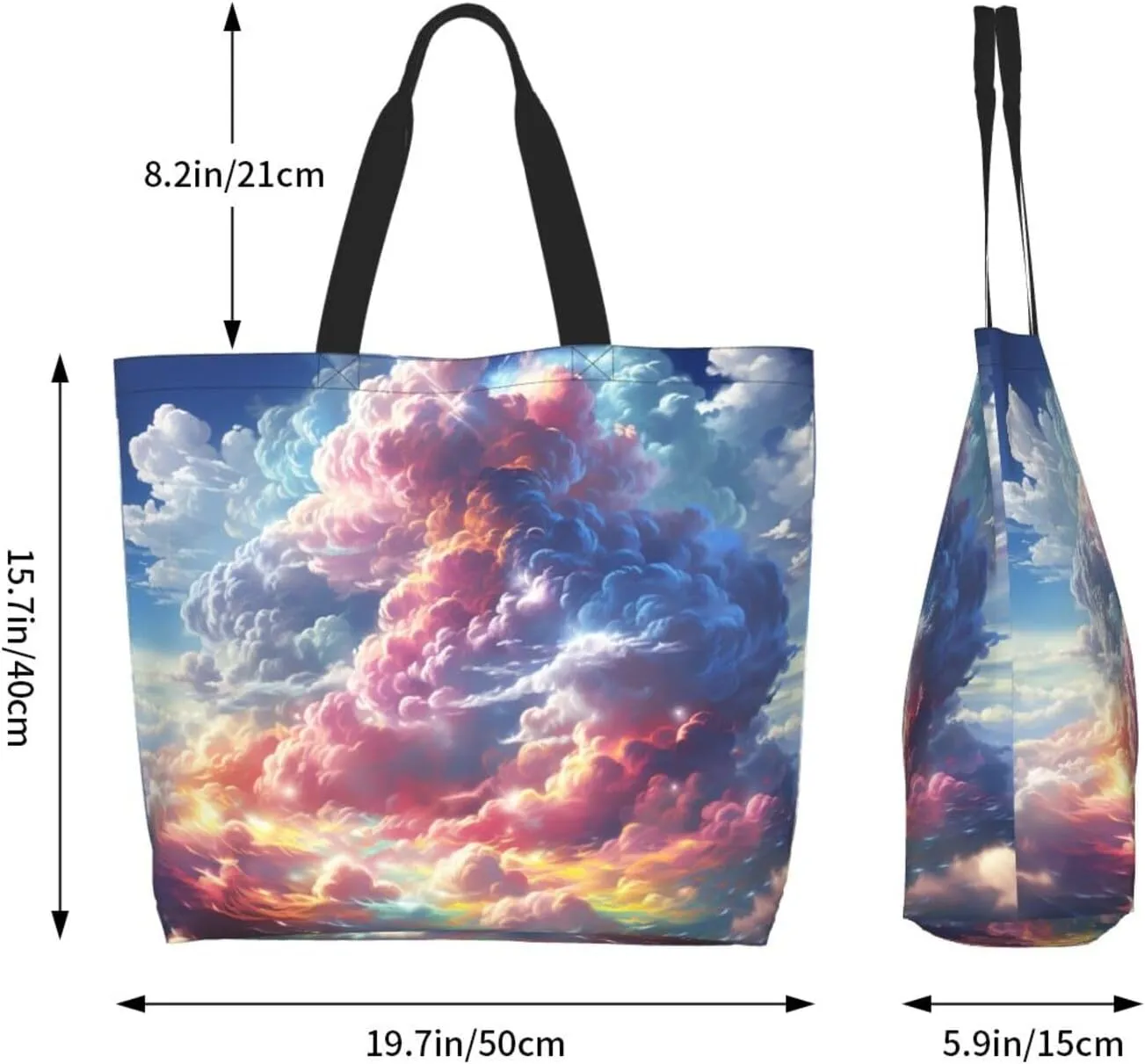 Tote Bag for Women Reusable Grocery Bag Shopping Bag Dalmatian Tote Bags Handbag Foldable Shoulder Bag