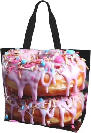Tote Bag for Women Reusable Grocery Bag Shopping Bag Waves Tote Bags Handbag Foldable Shoulder Bag