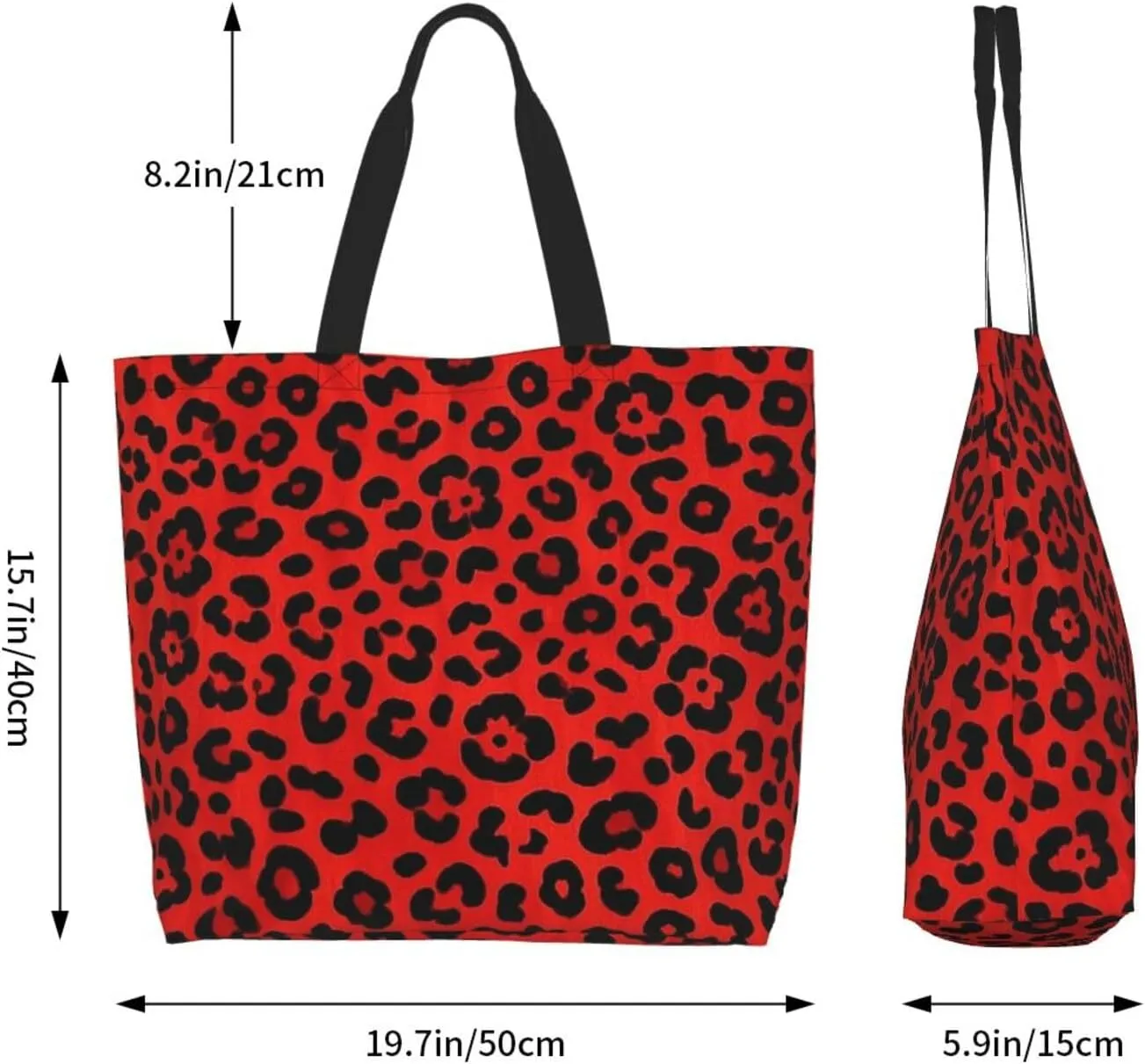 Tote Bag for Women Sea Otters Grocery Bag Foldable Shopping Bags Reusable Large Tote Bag