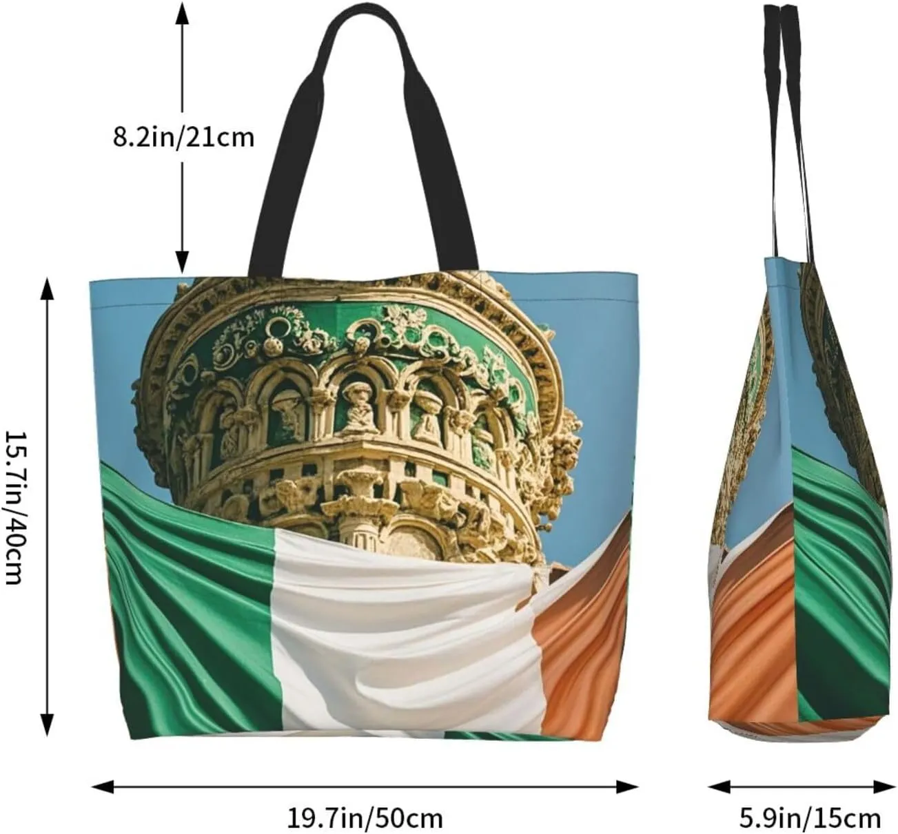 Tote Bag for Women Sea Otters Grocery Bag Foldable Shopping Bags Reusable Large Tote Bag