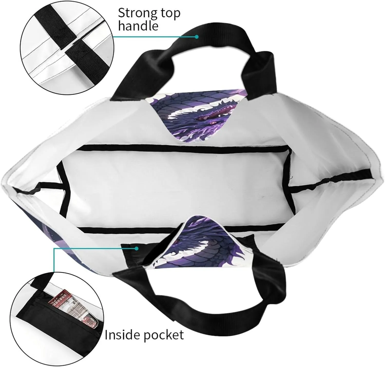 Tote Bag for Women Sea Otters Grocery Bag Foldable Shopping Bags Reusable Large Tote Bag