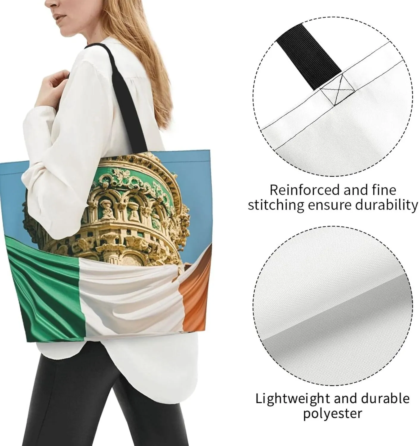 Tote Bag for Women Sea Otters Grocery Bag Foldable Shopping Bags Reusable Large Tote Bag