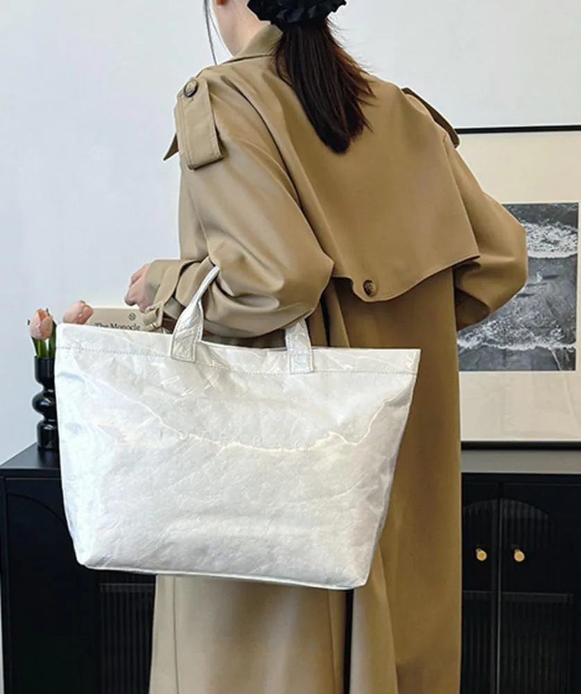 Tote Bag for Women Shoulder Bags Large Satchel and Purse Stylish Kraft Paper Handbag Dating Work Shopping