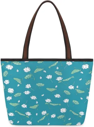 Tote Bag for Women with Zipper Large Capacity Top Handle Casual Shoulder Bag Handbag Reusable Shopping