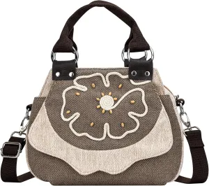 Tote Bag for Women With Zipper, Small Crossbody Bags for Women Trendy, Hand-Woven Shoulder Handbags