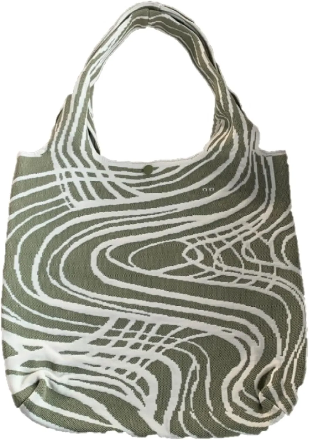 tote bag for women,crochet tote lightweight medium daily use for beach bag,travel,work with a free keychain(cedar curve)