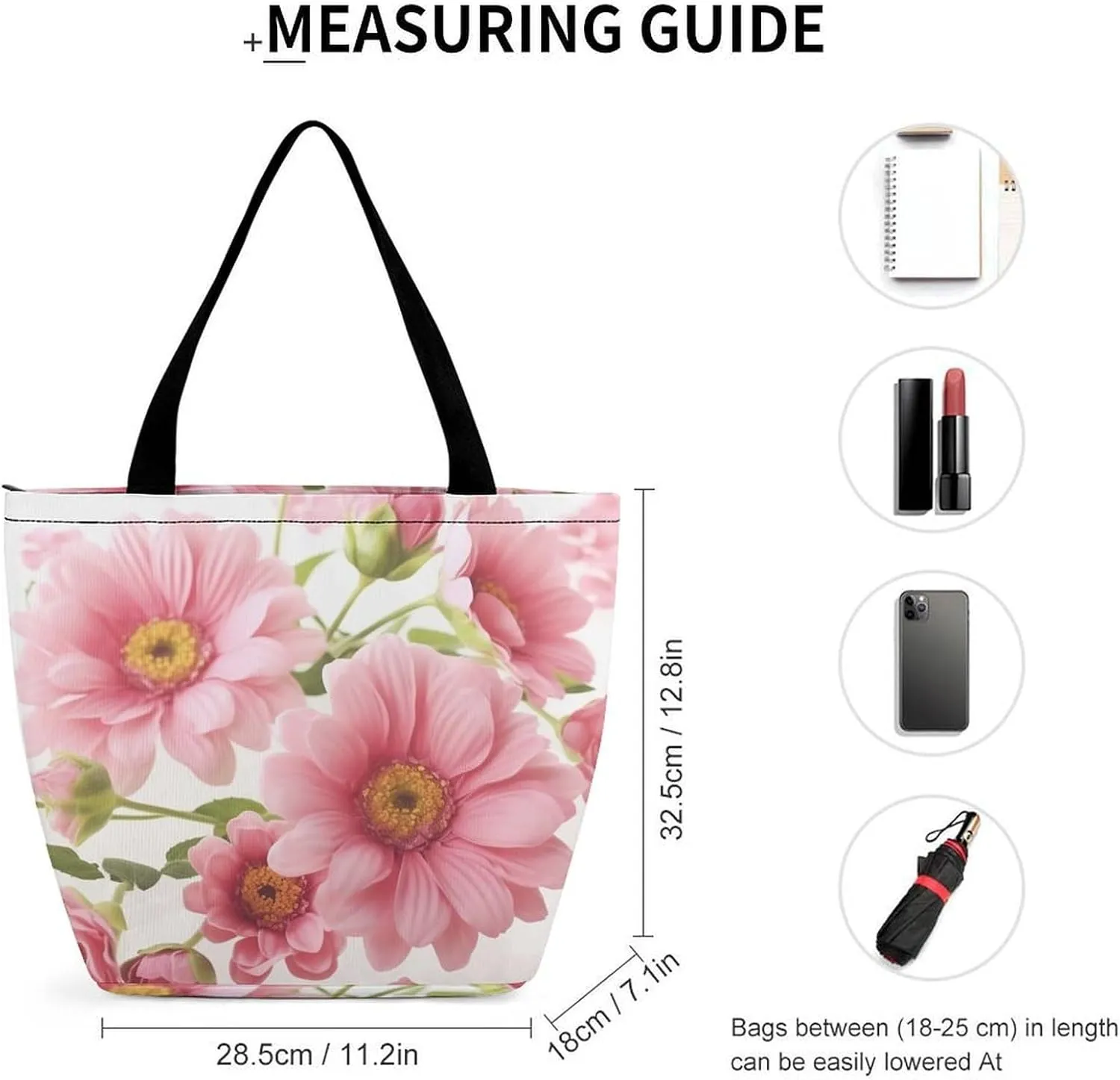 Tote Bag Reusable Grocery Bag Foldable Shopping Bag Extra Large Shoulder Bag Autumn Maple Leaves Tote Bag for Work